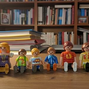 Lot of 6 Playmobil Klickie Figures - Princess & City Life Collection Like New